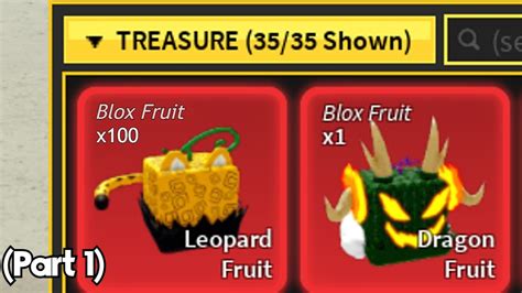 Blox Fruits Getting 100 Leopard Fruits... ( Part 1 ) - YouTube