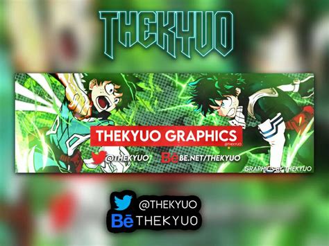 My Hero Academia Banner Graphics - TheKyuo by TheKyuo on DeviantArt