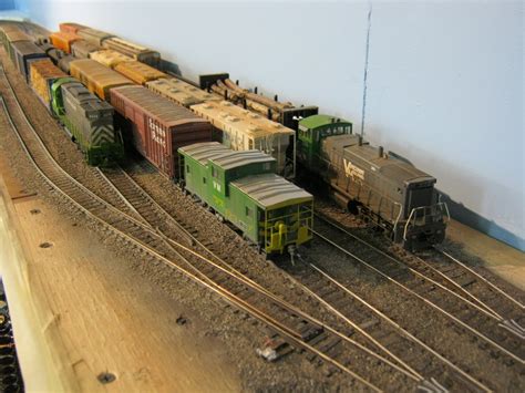 The Virginia Midland HO Railroad Blog: Ballast work in the yard