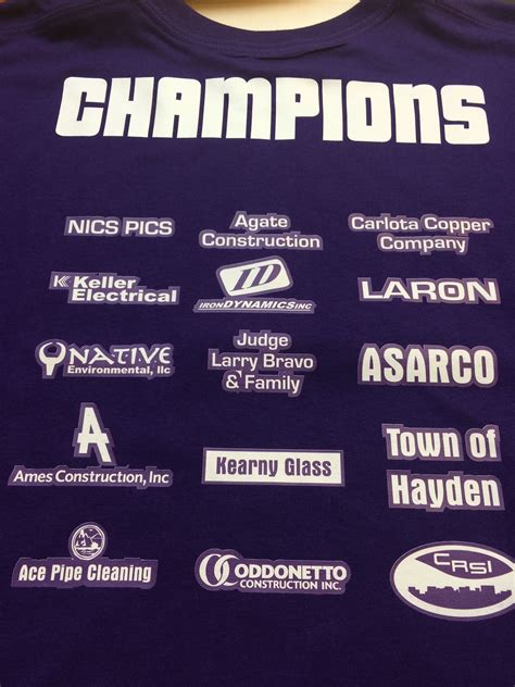 Sponsorship Logos on Shirts