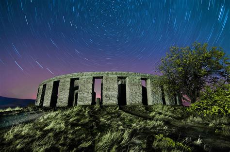 Stonehenge Star Trails Photograph by James F Avery