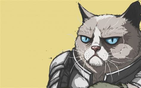 Grumpy Cat Cartoon Wallpapers - Top Free Grumpy Cat Cartoon Backgrounds - WallpaperAccess