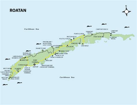 Roatan Maps | Roatan Honduras Travel Guide