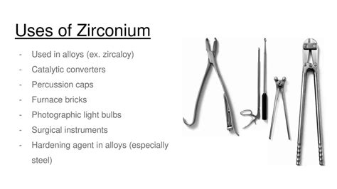 Zirconium Uses In Everyday Life