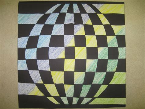 Miss Young's Art Room: 6th Grade Op Art Paper Weaving