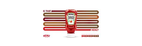 Heinz creates label with the exact pantone reference of tomato ketchup to fight ketchup fraud ...