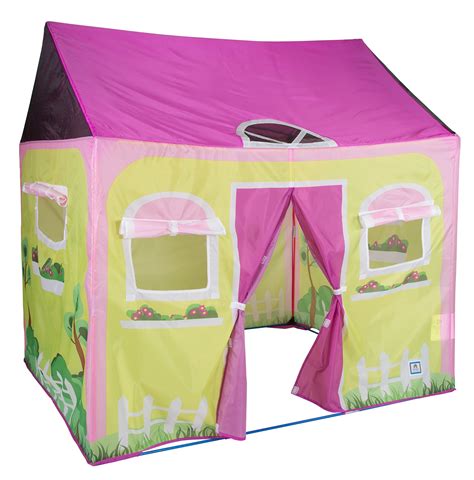 Kids Girls Play Tent Cottage Play House Playhouse Indoor Outdoor Portable New | eBay