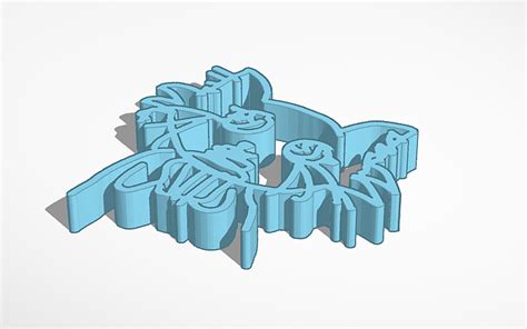 3D design Cat scribble - Tinkercad