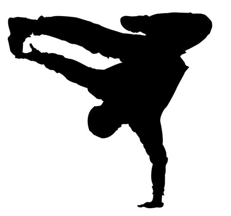 Hip Hop Dance Silhouette - ClipArt Best