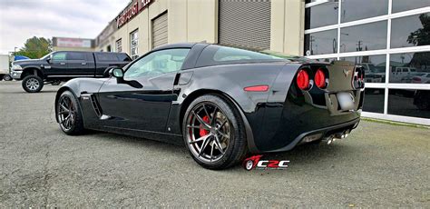 Corvette C6 With Black Wheels