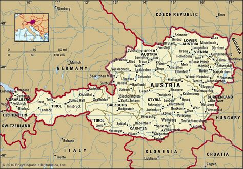 Hrady v rakúsku mapa - Mapa hradov v rakúsku (v Západnej Európe - Európa)