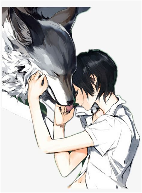 Black Hair Cute Anime Wolf Boy Anime animals anime black cat anime nekomimi anime wolf anime ...