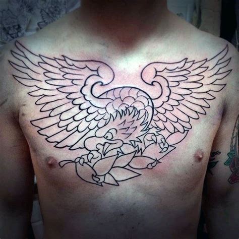 80 Cool Eagle Chest Tattoos for Men [2024 Inspiration Guide] | Eagle chest tattoo, Chest tattoo ...