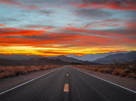 Death Valley Highway Desert Road Sunset! Death Valley Nati… | Flickr