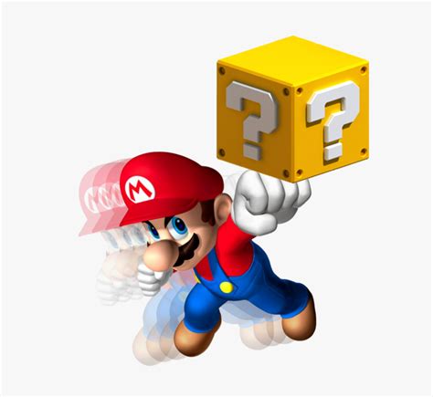 Super Mario 64 Block, HD Png Download - kindpng