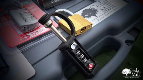 5 Best TSA-Approved Locks for Secure Firearm Travel - Cedar Mill Fine Firearms