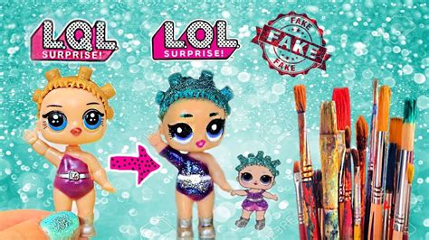 FAKE LOL DOLL Gets a MAKEOVER! DIY! Custom Cosmic Queen! FAKE to REAL LOL Doll