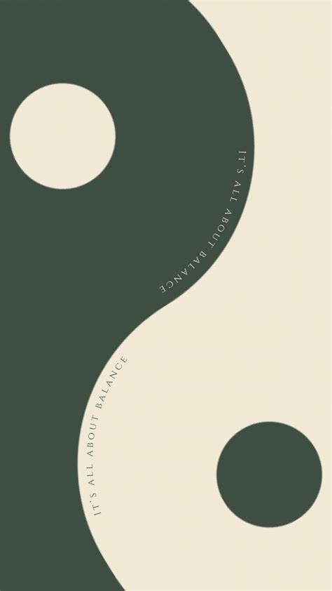 Yin Yang Balance Wallpaper | Iphone wallpaper green, Iphone wallpaper vintage, Aesthetic iphone ...