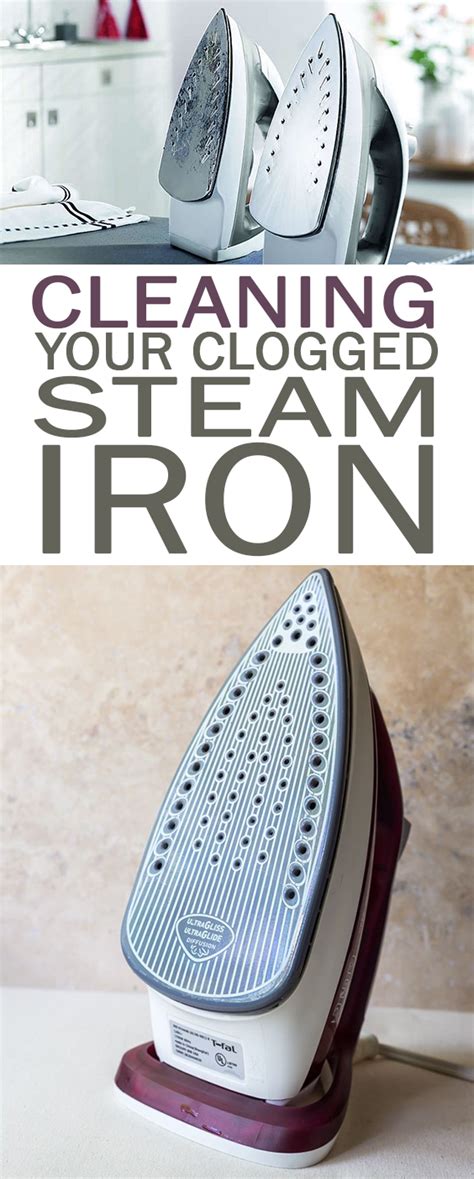 Cleaning Your Clogged Steam Iron | 101 Days of Organization