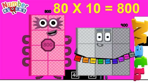 Numberblocks Six Times Table Animation | Six Hundred's High Score - YouTube