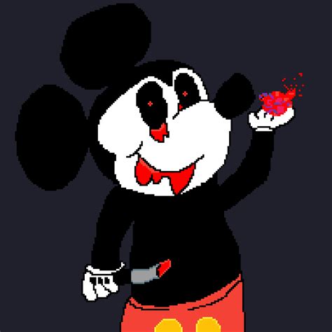 Pixilart - creepy mickey mouse by jordishorti