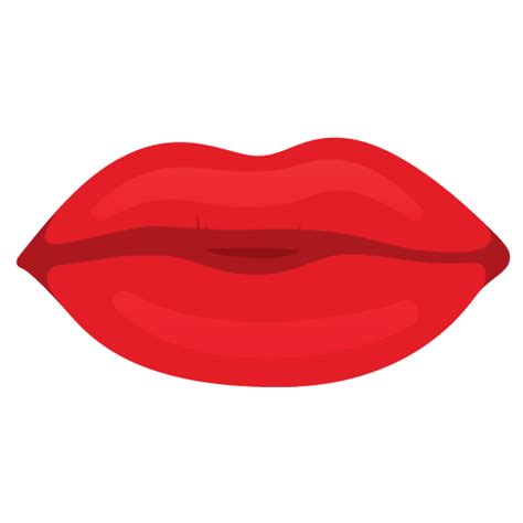 Cartoon Lips Red transparent PNG - StickPNG