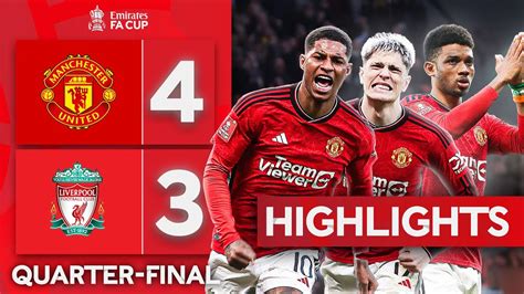 Manchester United vs Liverpool Highlights & Results - FA Cup 2024 ...