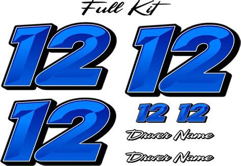 Your Number Custom Flag Race Numbers Decals Graphics Stickers Flag X ...