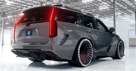 Here's The Cadillac Escalade Widebody Design That Makes The Escalade-V Look Puny