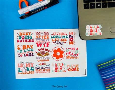 Sarcastic stickers - The Quirky Girl - Creative Gifts & Accessories for all