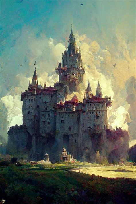 Fantasy Castle Concept Art