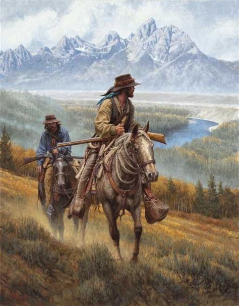 mountain men prints | Mountain man, West art, Hunting art