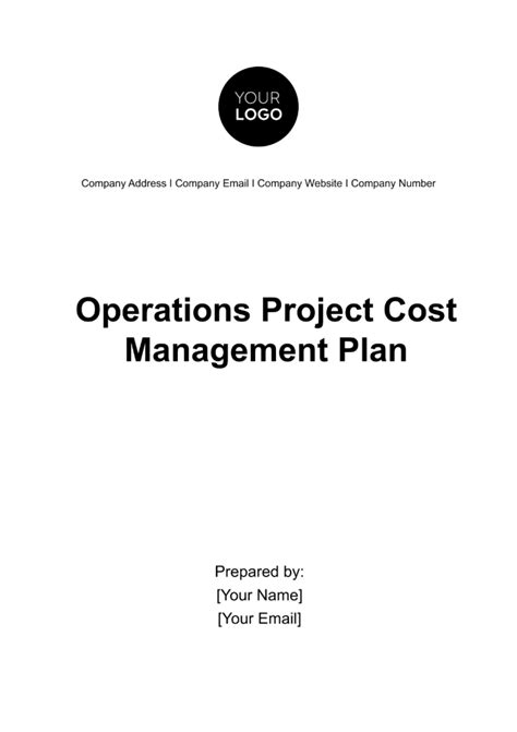 Operations Templates - Download in Word, Google Docs, Excel, PDF, Google Sheets, Apple Pages ...