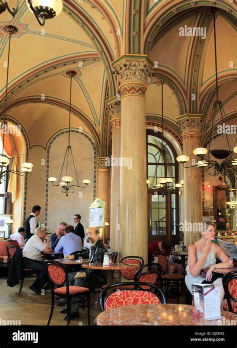 Interior of Cafe Central, Vienna, Austria Stock Photo - Alamy