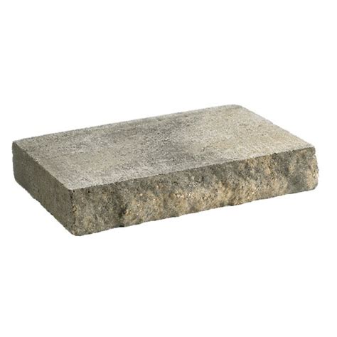 Basic 12-in L x 2-in H x 8-in D Concrete Retaining Wall Cap in the Retaining Wall Block ...