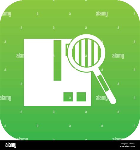 Quality control icon digital green Stock Vector Image & Art - Alamy