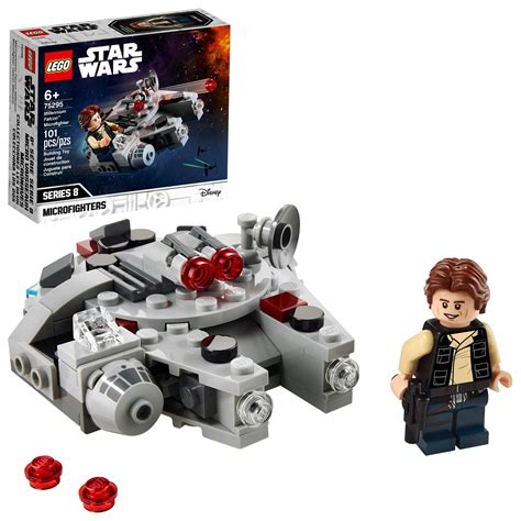 LEGO Star Wars Millennium Falcon Microfighter 75295 Building Kit; Awesome Construction Toy for ...