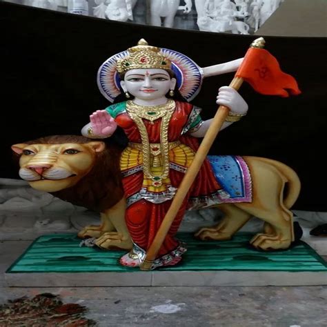 White Painted Bharat Mata Statue, For Temple, Size: 30 Inch at Rs 1000 in Ramgarh