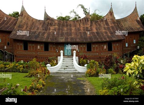 Traditional wooden house of Minangkabau, Rumah Gadang traditional ...