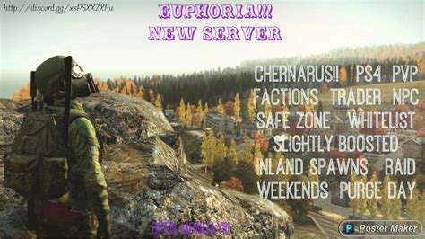 📍NEW SERVER 📍Whitelist 📍chernarus map 📍Safe Zone 📍 custom Events 📍Raid Weekends 📍purge day 📍 ...