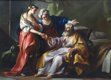 Hagar to Abraham with Sarah, 1749 - Joseph-Marie Vien - WikiArt.org