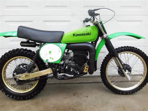 1978- Kawasaki KX250; At the time those anodized swingarms gave the bike a very "factory" look ...