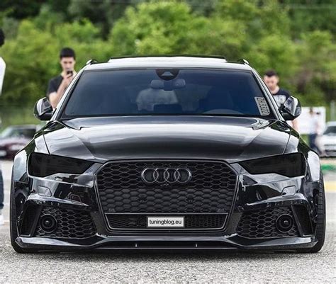 Bööööööse - tuningblog.eu Audi Avant RS6 C7 in black