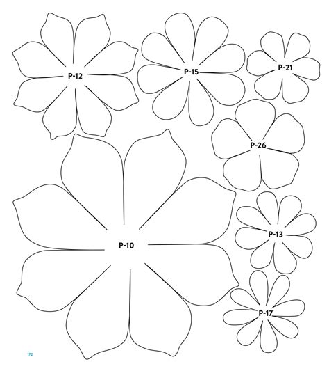 Printable Paper Flower Template Cut Out - Get What You Need For Free