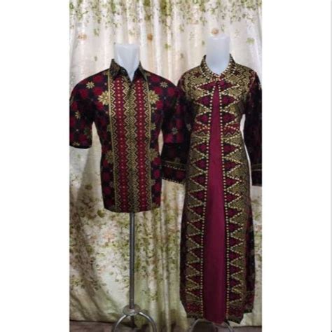 Palembang songket Couple/Family set/songket gamis | Shopee Philippines