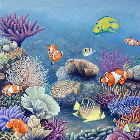 Coral Reef Watercolor Painting at GetDrawings | Free download