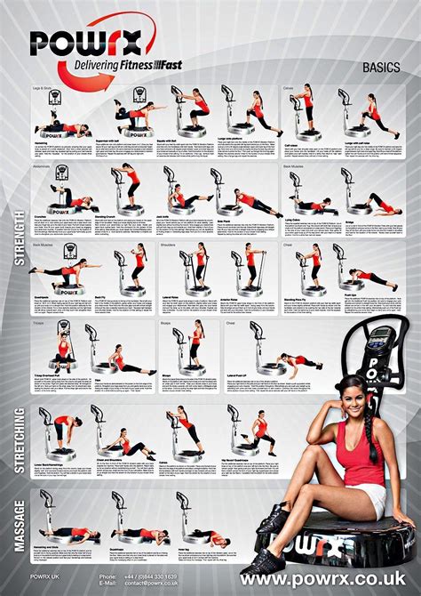 Printable Free Vibration Plate Exercise Chart