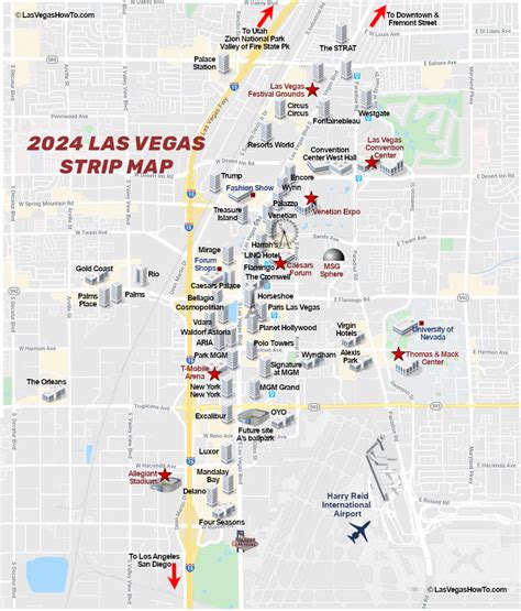 Las Vegas Hotels Map 2024 - Ange Maggie