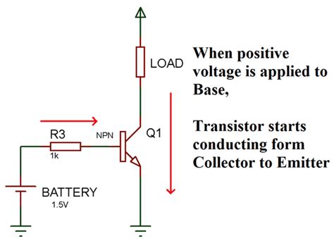 Circuito de conmutación de transistor: ejemplos de cómo actúa el transistor como interruptor ...