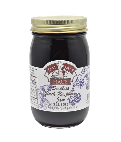 Homestyle Black Raspberry Seedless Jam | Das Jam Haus - Tennessee